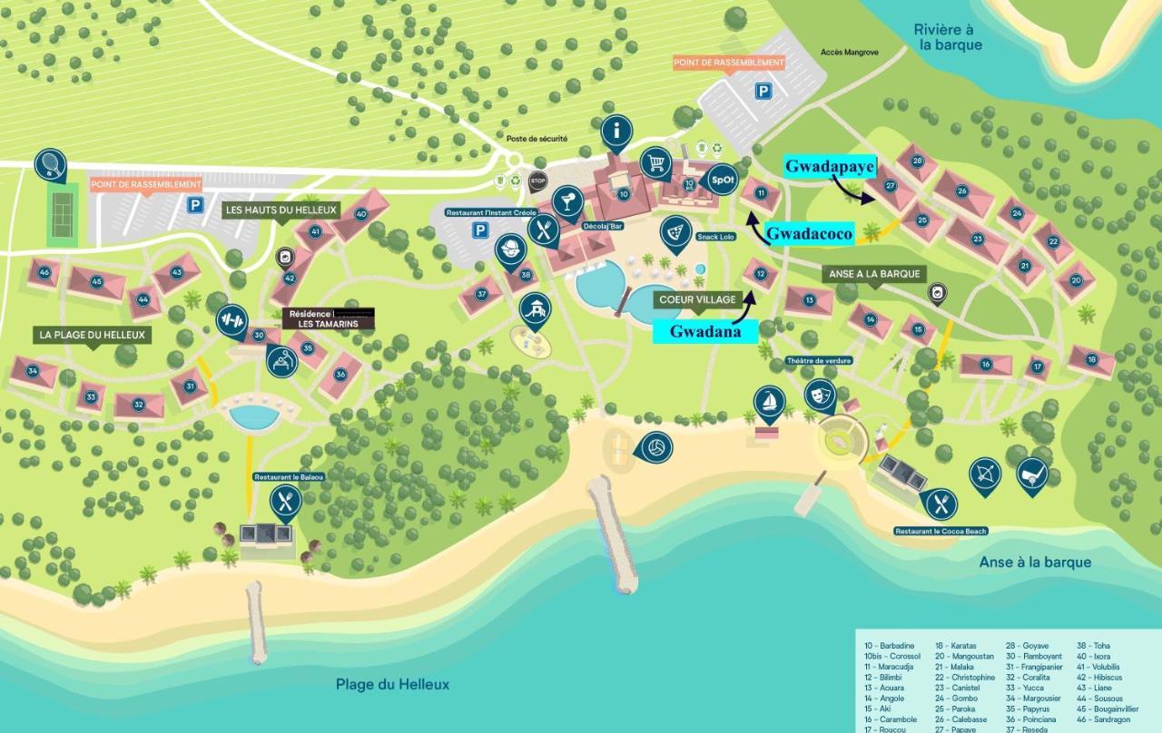 Vue Exclusive Mer Et Volcan, Village Vacances Avec Plage Et Piscine, Les Gwadastudios Сен-Ан Екстериор снимка